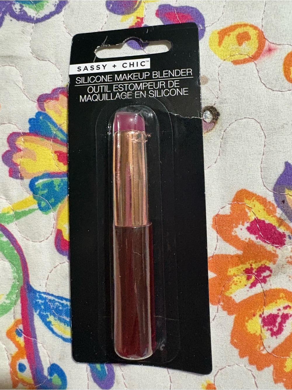 Sassy + Chic Silicone Makeup Blender — Plum